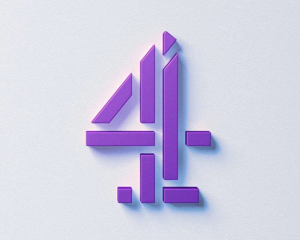 Креативные логотипы. Четыре логотип. Channel 4 логотип. Channel 4 Великобритании.