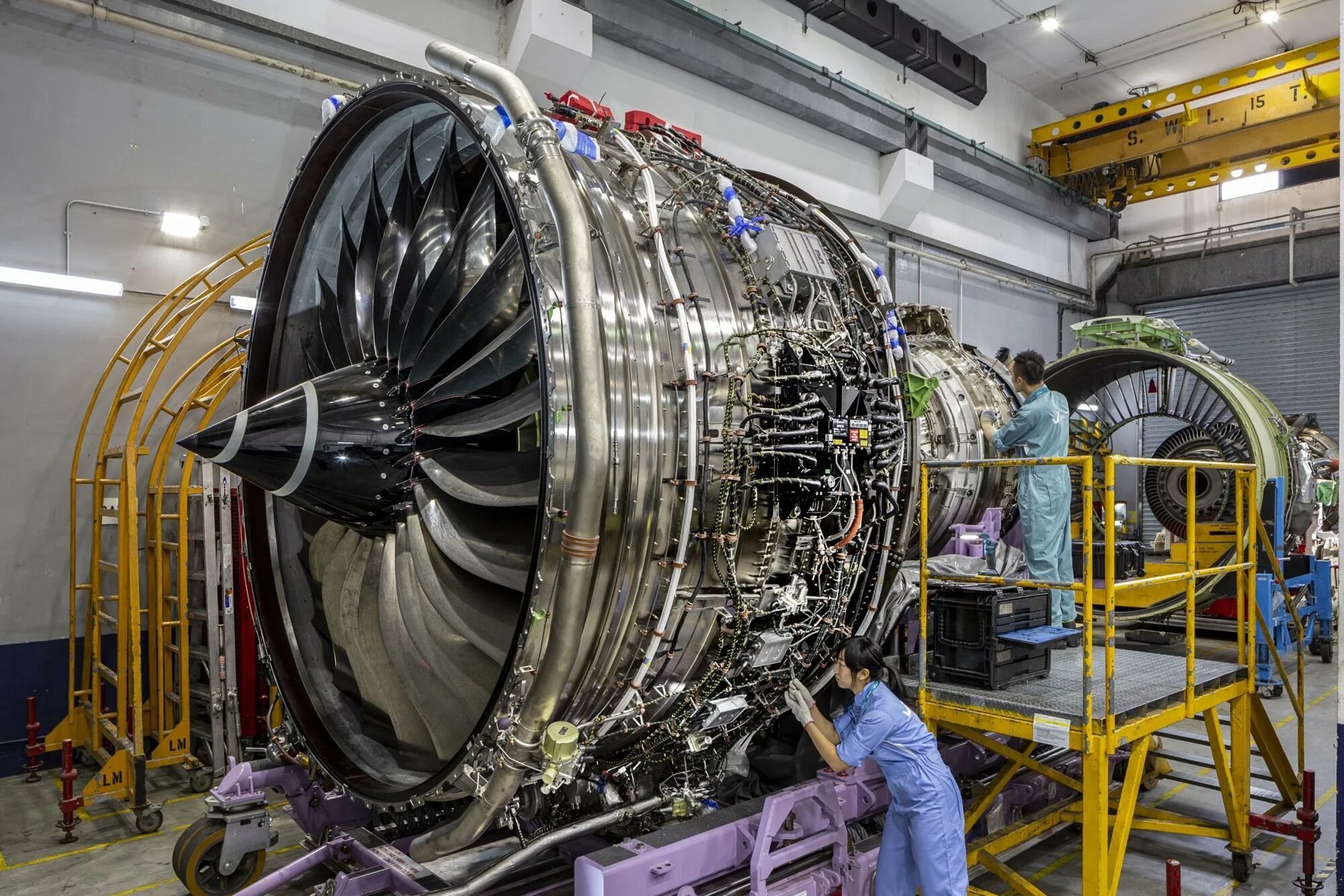 Its engine. The jet engine. a380 turbines. mro engine\. jet engine on wing.