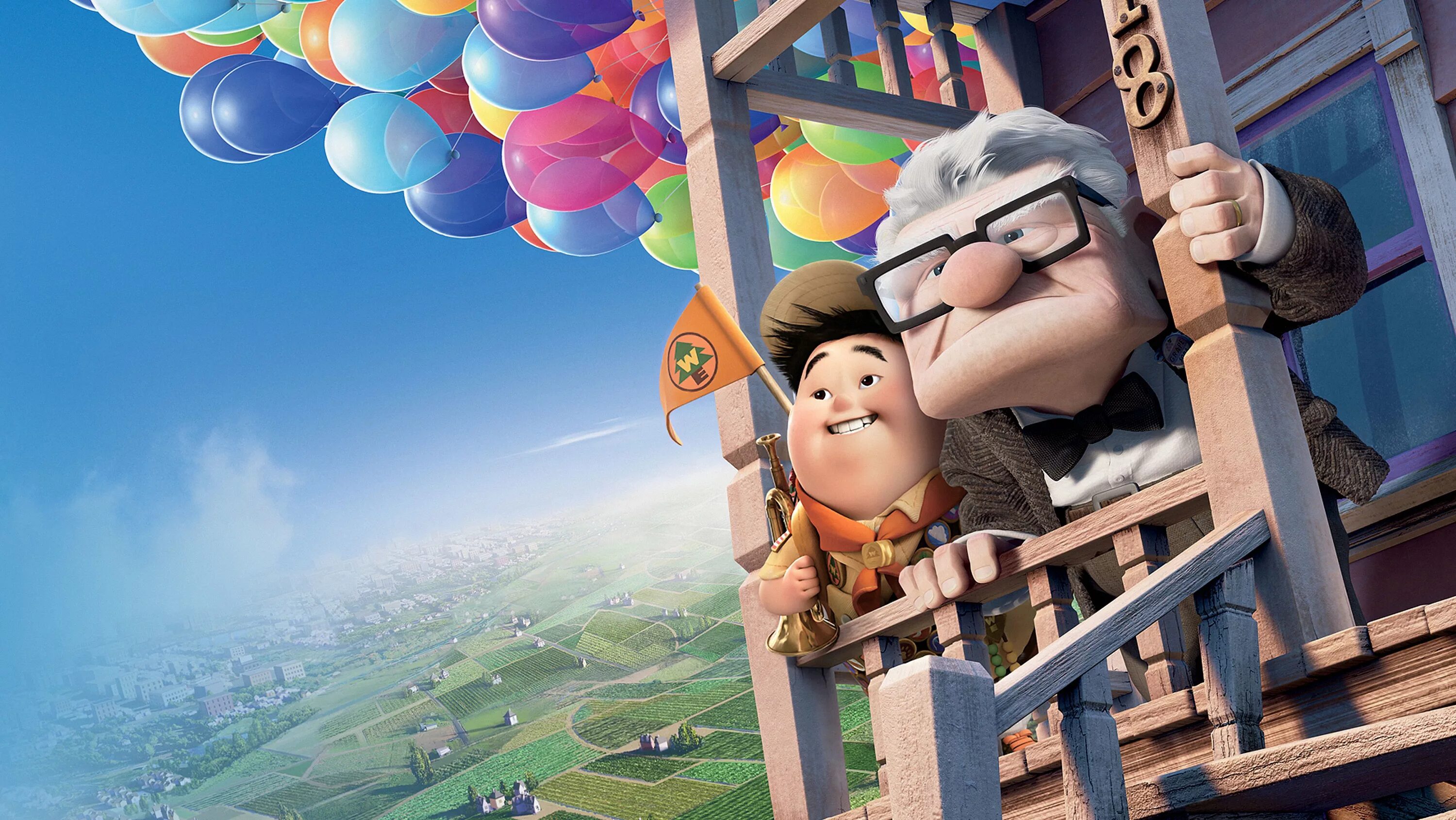 Up poster. Вверх кадры из мультфильма.