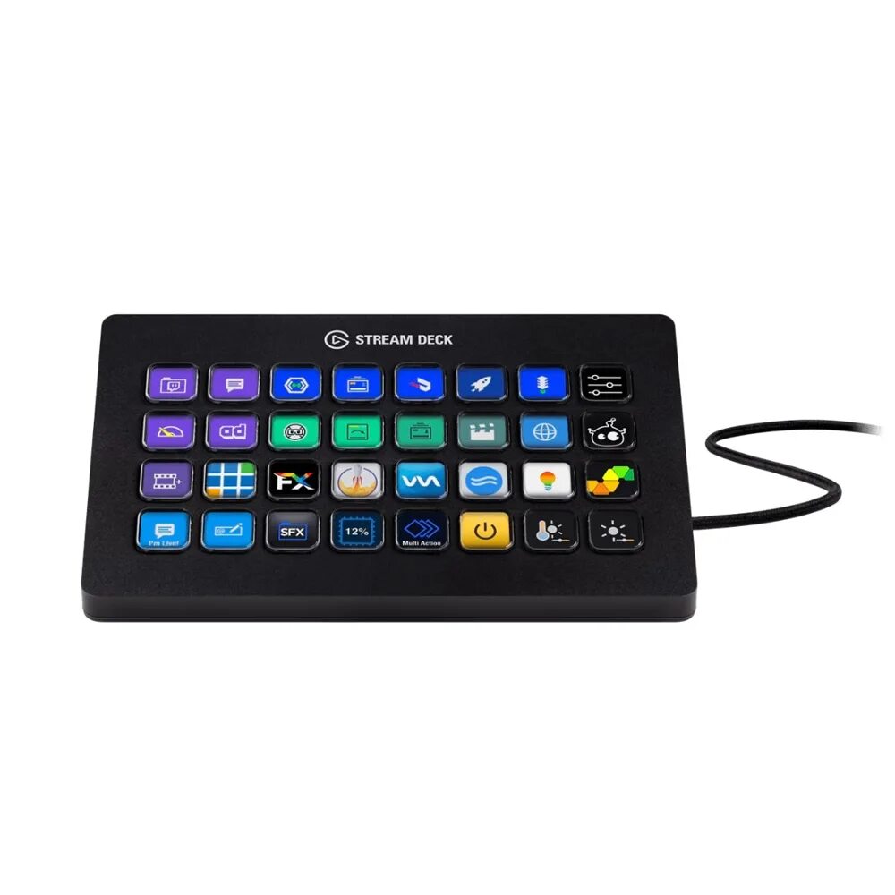 Клавиатура Elgato Stream Deck XL. Контроллер Elgato Stream Deck. Контроллер для стриминга Elgato Stream Deck. Панель для стриминга Elgato Stream Deck XL.