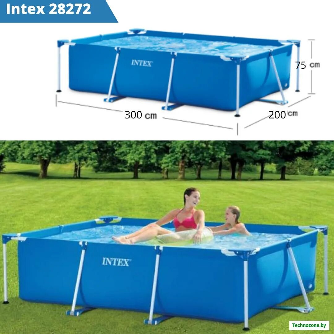 28272 intex бассейн. Каркасный бассейн intex 28272 300x200x75. бассейн каркасный 300*200*75 см intex 28272. каркасный бассейн intex rectangular frame 28272 300х200х75см. бассейн интекс 300 200 75.