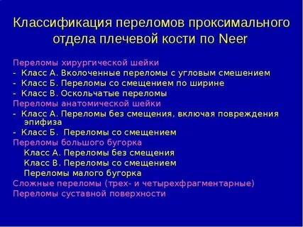Переломы проксимального отдела тесты нмо
