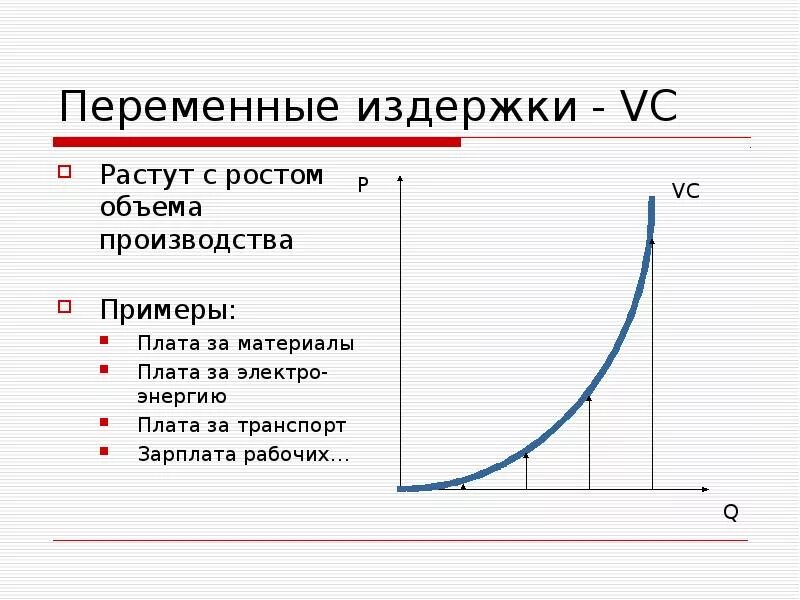 Постоянные издержки перечень. Переменных и постоянных затратах производства. Затраты производства постоянные и переменные. Постоянные и переменные издержки фирмы. Переменные затраты с ростом объемов производства.