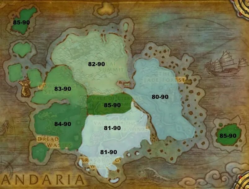 Карта wow Mists of Pandaria. Ворлд боссы Пандарии на карте. Townlong Steppes ВОВ. Dungeons of Pandaria ищите короля. Leveling zones