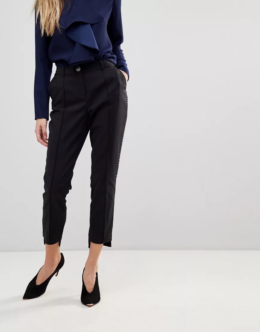 Брюки однозначное. Ted baker брюки женские. укороченные черные брюки. укороченные брюки женские. короткие узкие брюки женские.