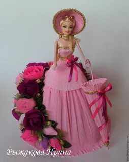 Кукла из конфет