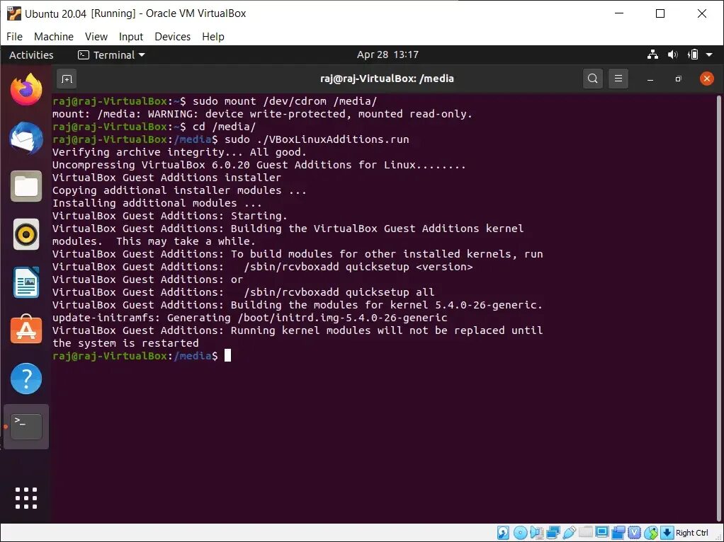 Virtualbox guest additions iso. Virtualbox install ubuntu gnome.