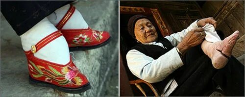 у женщин маленькие ноги