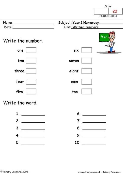 Задание write the words