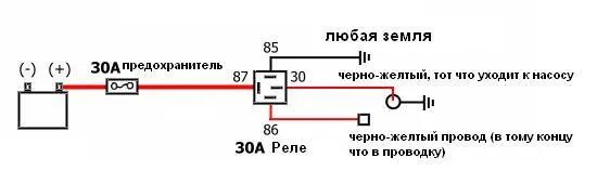 Питание главного реле. Схема реле на топливный насос на ВАЗ 2112. Схема включения бензонасоса ВАЗ 2112. Схема проводки бензонасоса 2112. Схема проводки бензонасоса 2110.