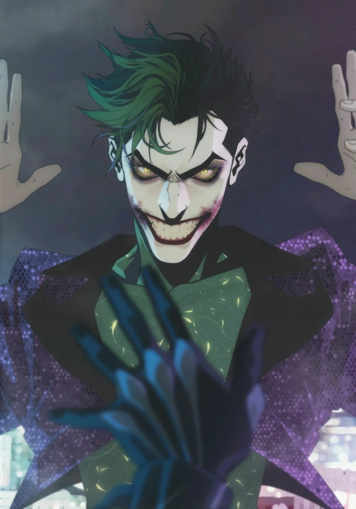 Joker art. Бэтмен и Джокер.