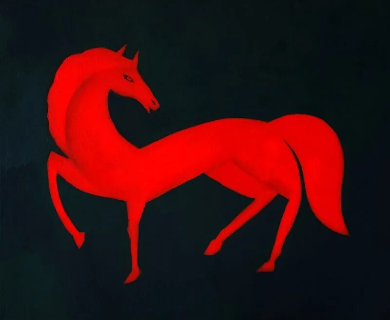 арт пространство красный конь