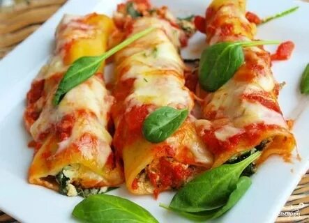 Каннеллони рецепт с моцареллой