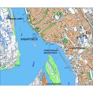 Показать на карте г хабаровск