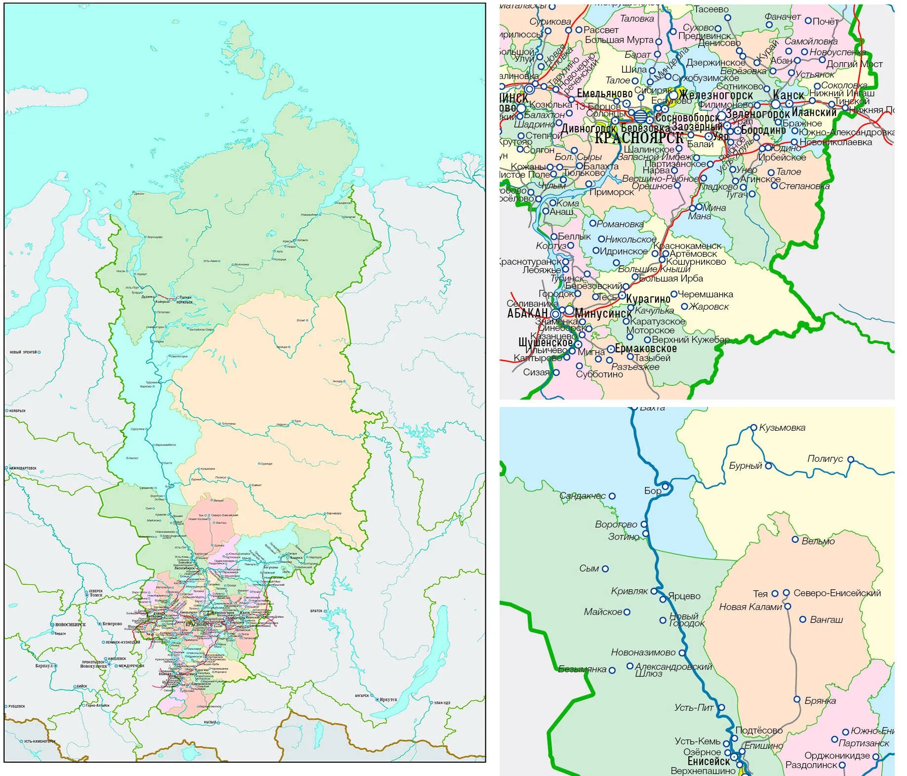 Карта красноярского края с районами подробная. Карта Красноярского края с городами подробная. Населенные пункты Красноярского края на карте. Географическая карта Красноярского края. Карта Красноярска края с населенными пунктами.