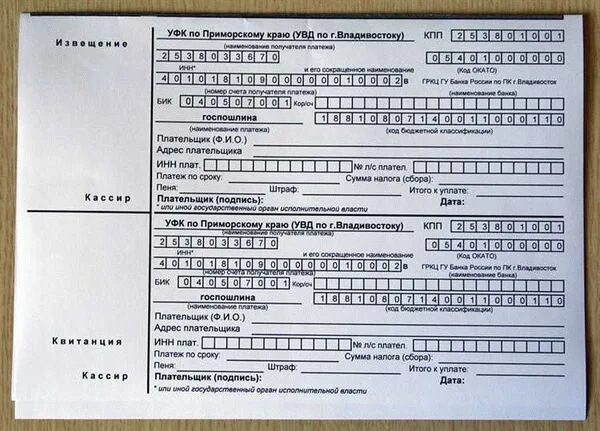 Оплатить пошлину гаи