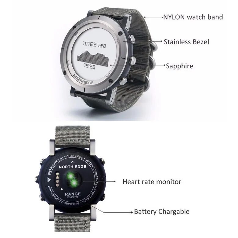 Инструкция часов north edge на русском. Часы North Edge Gavia. North Edge range 163500707. North Edge Gavia 2 батарейка. North Edge Altay 2