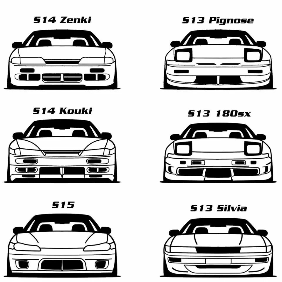 Отличить з. Nissan 240sx чертеж. Nissan Silvia s13 чертеж. Nissan Silvia 180sx. Nissan 180sx Zenki.