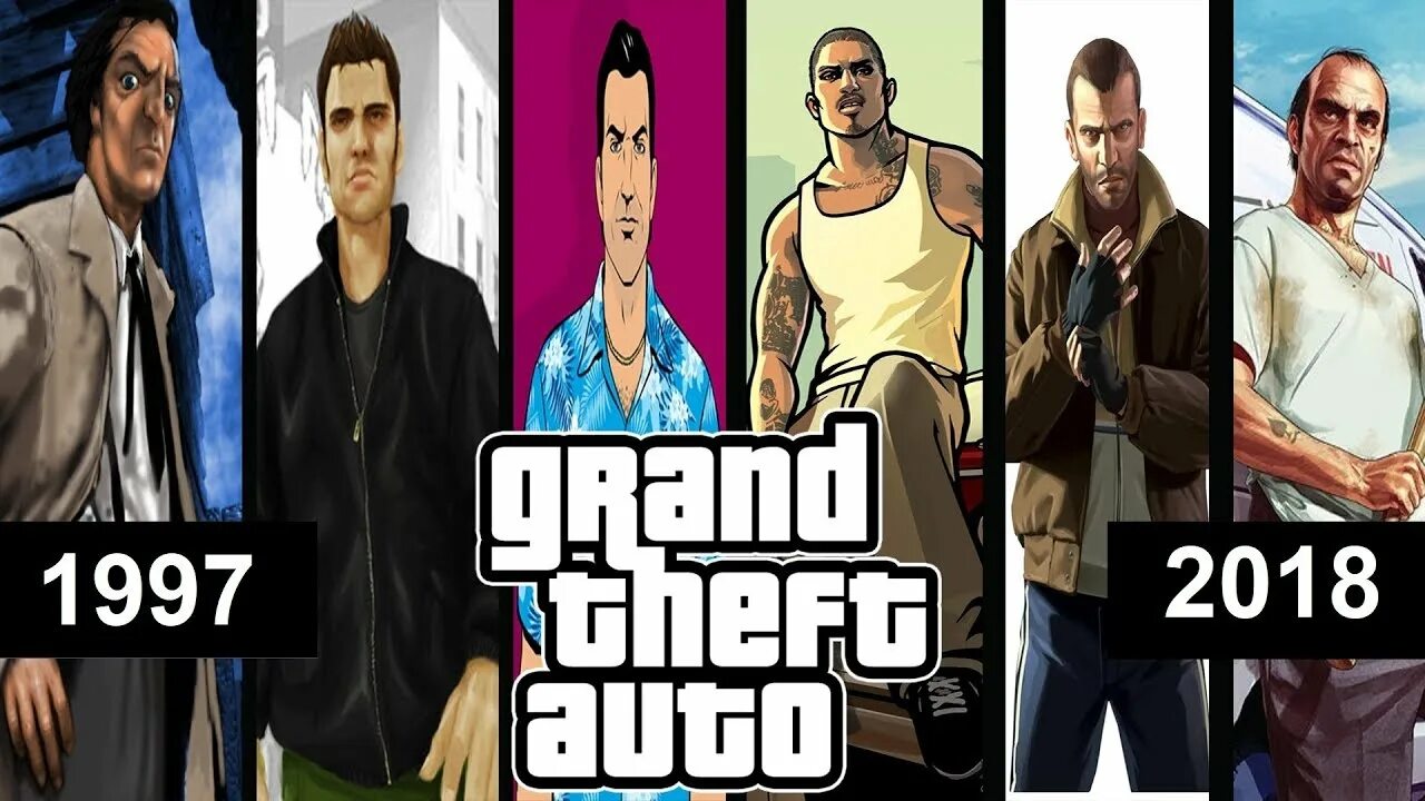 Обложки всех частей гта. Эволюция гта 1997-2018. Gta обложка. Гта эволюция игр. Эволюция гта 3.