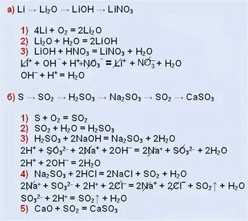 H2s lioh ионное уравнение