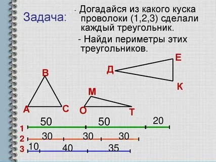 Из куска проволоки сначала сделали треугольник