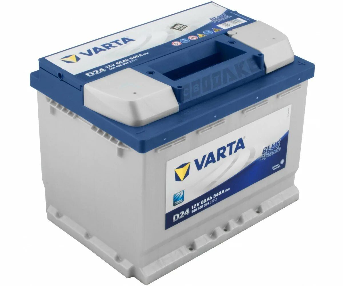 Аккумулятор автомобильный варта 60. Аккумулятор Varta 60ah. Varta Blue Dynamic 60 а/ч d59. Автомобильный аккумулятор Varta Blue Dynamic d24.