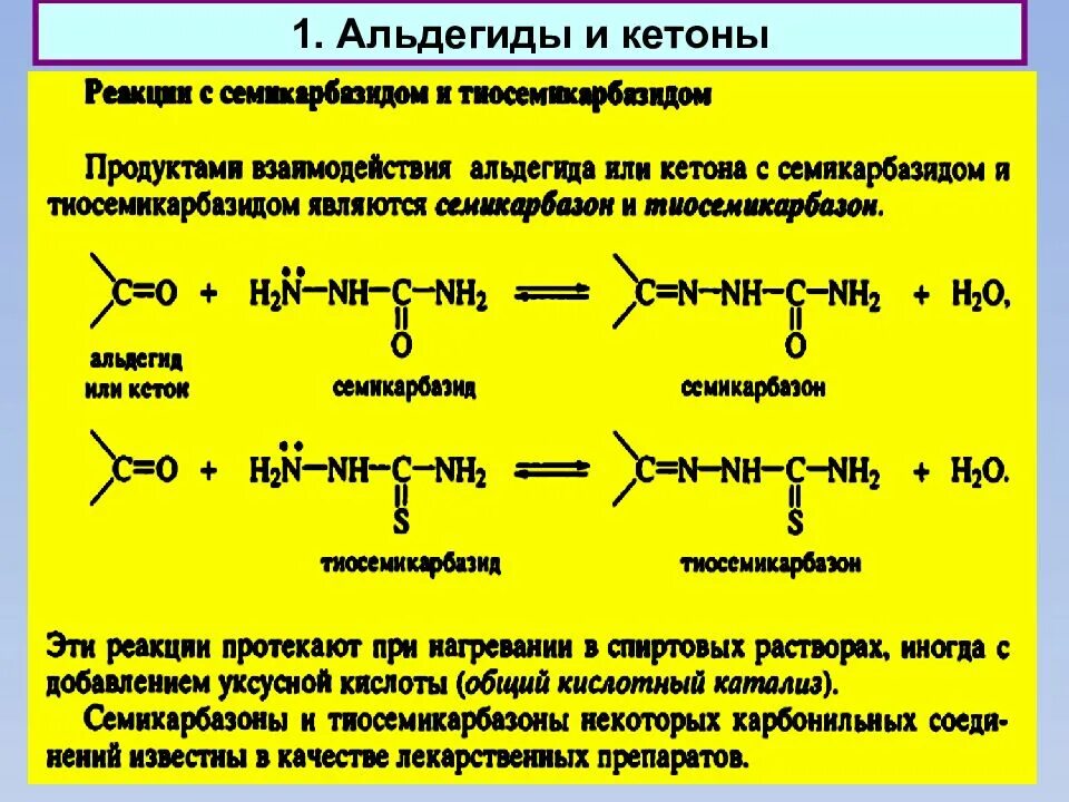 Альдегиды реагенты