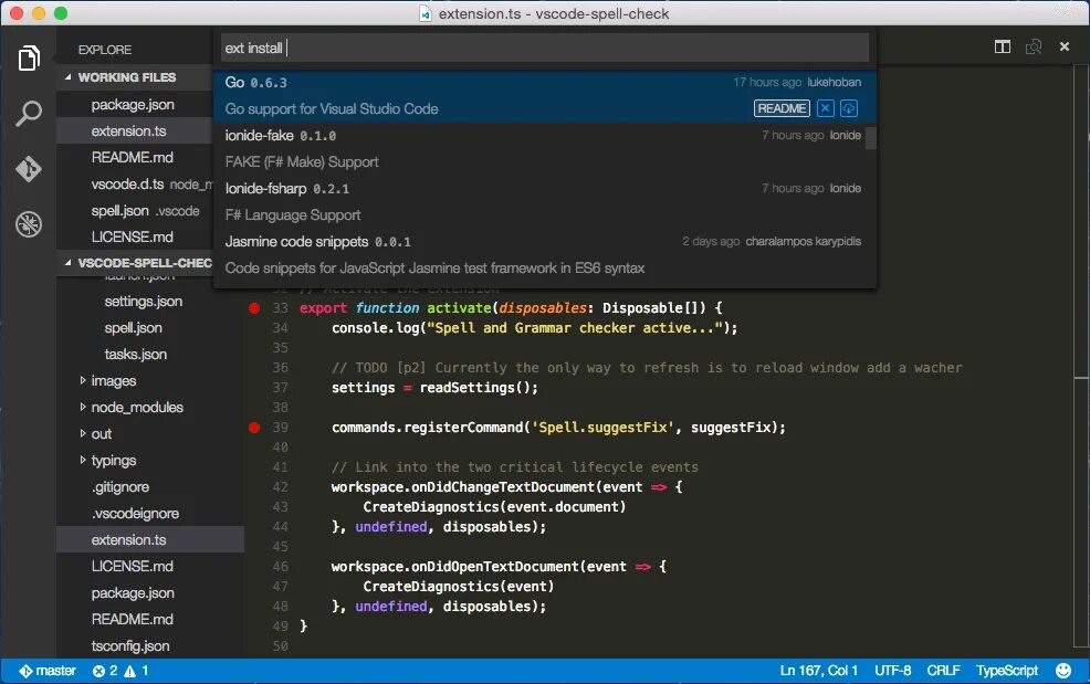 Vscode directory