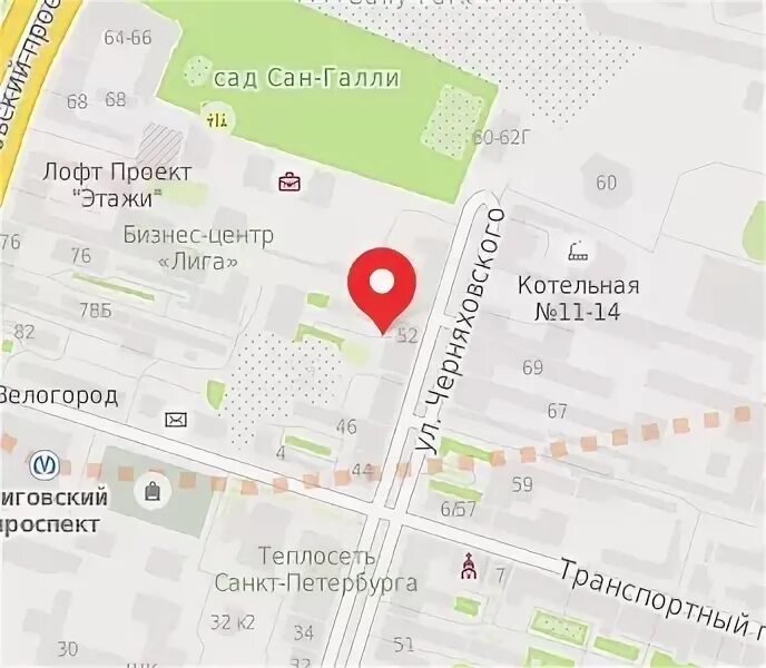 Лиговский проспект 62 санкт-петербург. Черняховского 33 спб. Черняховского 62. Черняховского 52 санкт-петербург на карте. Лиговский 60.