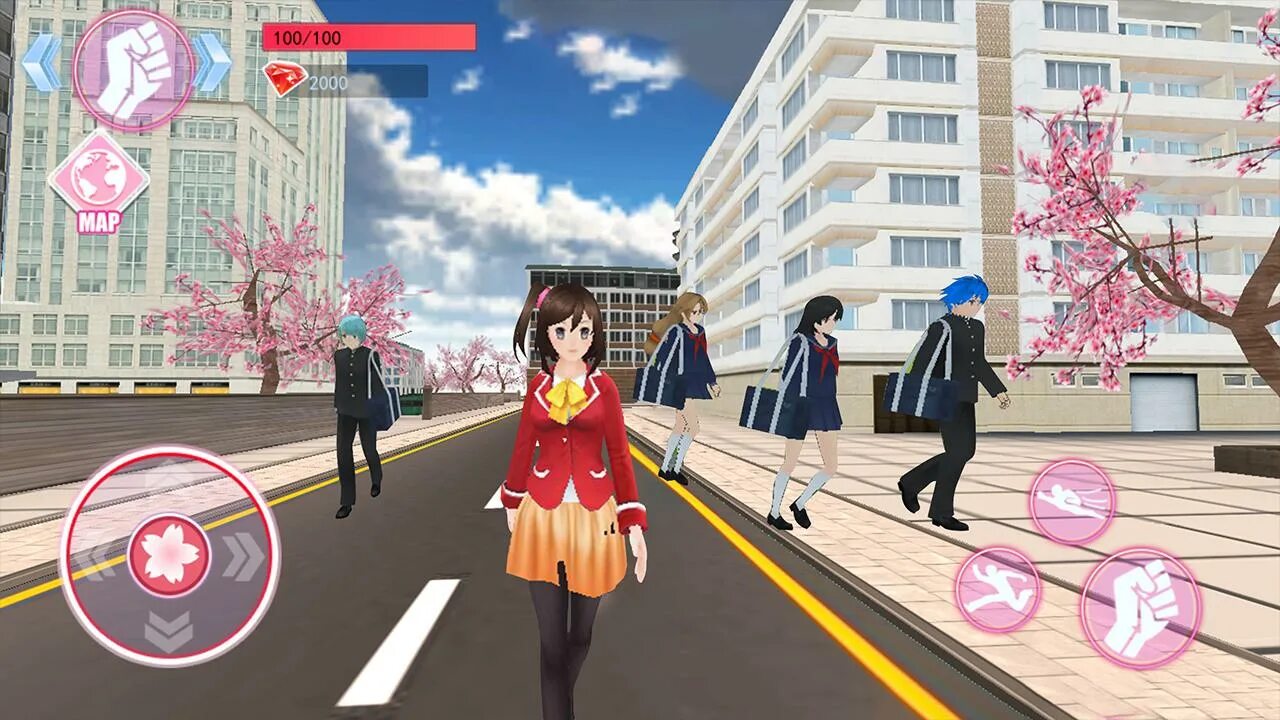 Sakura girl simulator