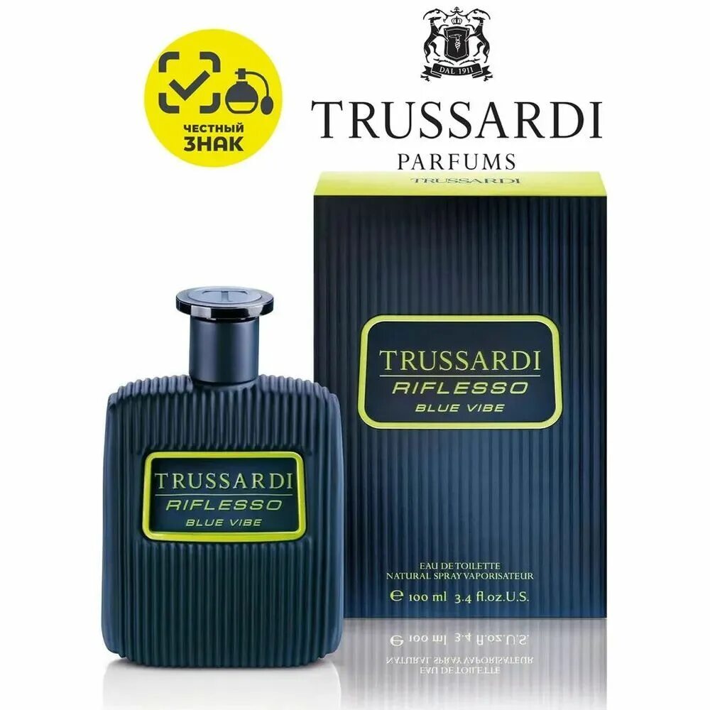 Купить туалетную воду труссарди. Туалетная вода для мужчин Trussardi riflesso Blue Vibe, 30 мл. Труссарди Рифлессо 50 мл мужские. Trussardi riflesso EDT (50 мл). Trussardi riflesso Blue Vibe m EDT 100ml Tester.