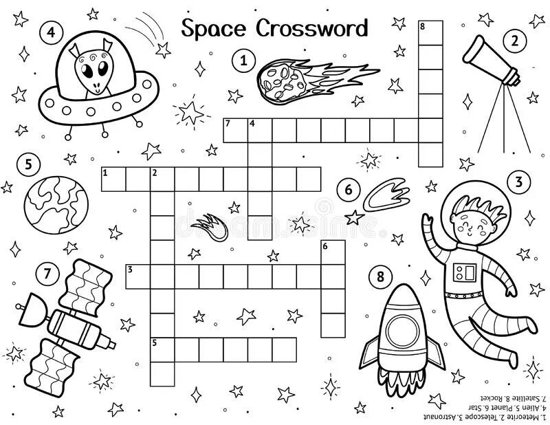 Космический кроссворд для детей. Детские кроссворды про космос. Кроссворд про космос для детей. Кроссворд про космос для дошкольников.