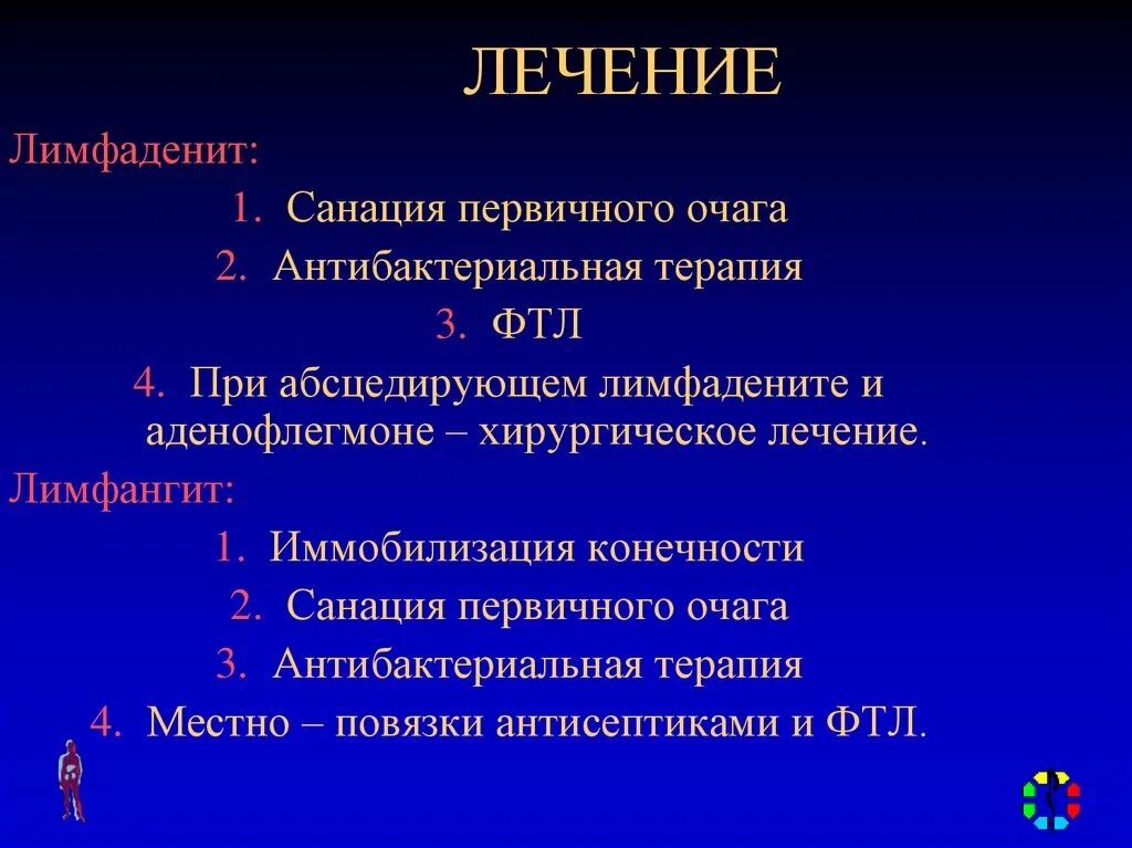 Лимфаденит клинические проявления. Антибактериальная терапия лимфаденита.