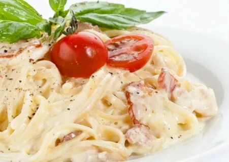 Вкуснейшая карбонара с беконом и сливками