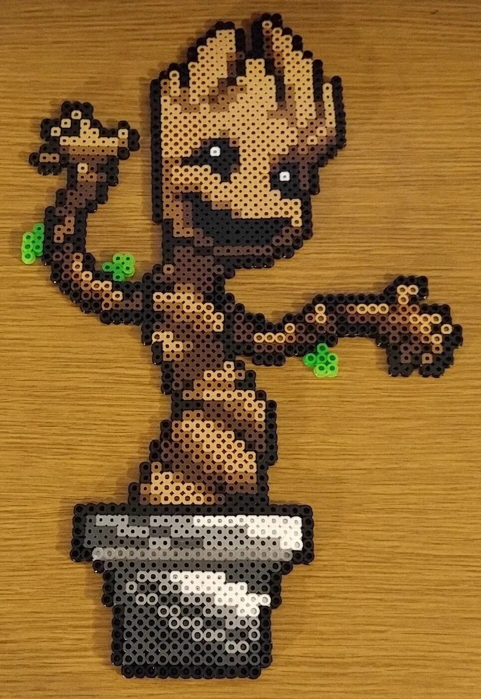 грут из бисера. термомозаика симпсоны. пиксель 56. Nekomaru nidai pixel. лёгкие поделки из пикселей мини.