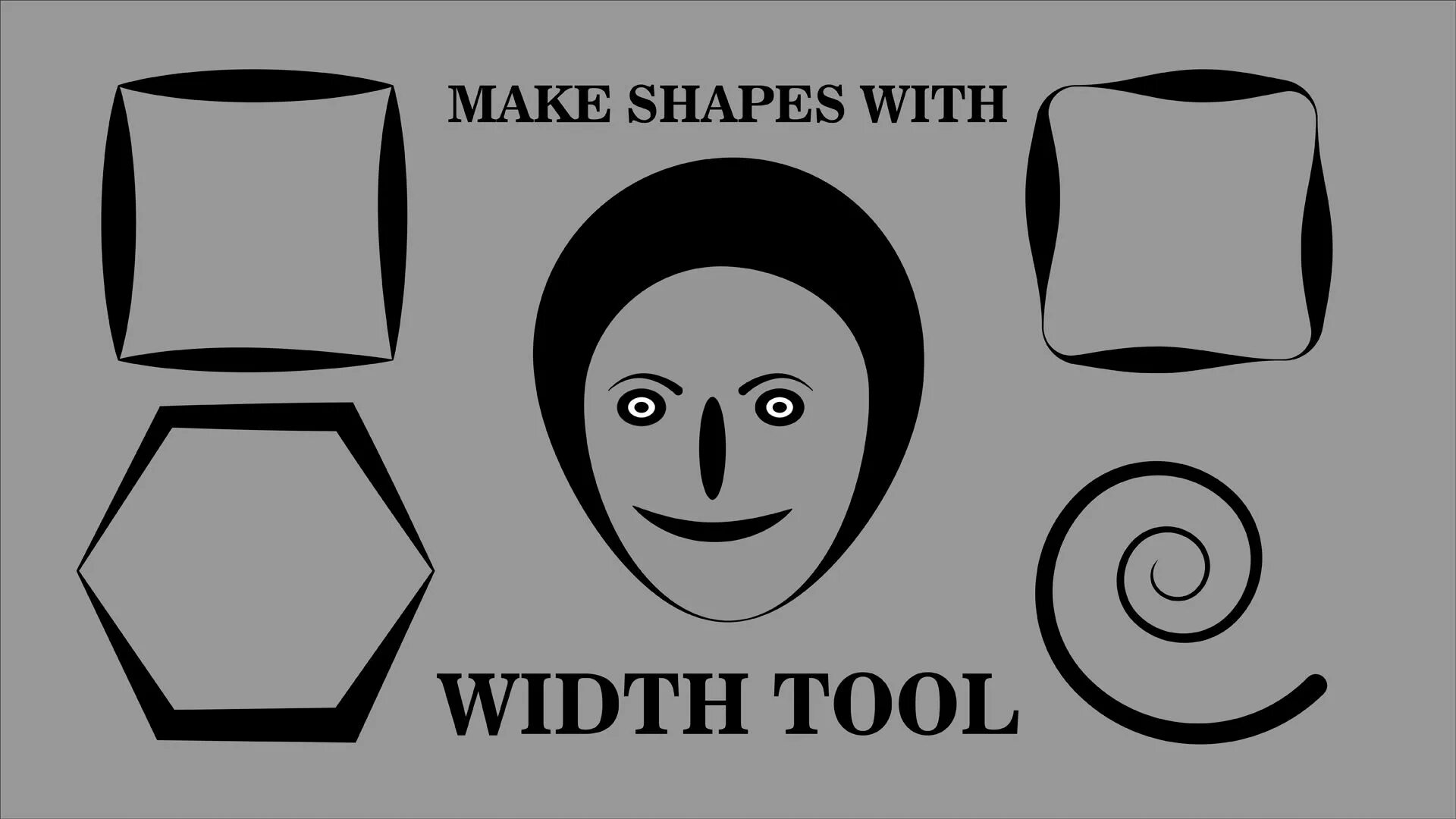 Width tool. Width tool