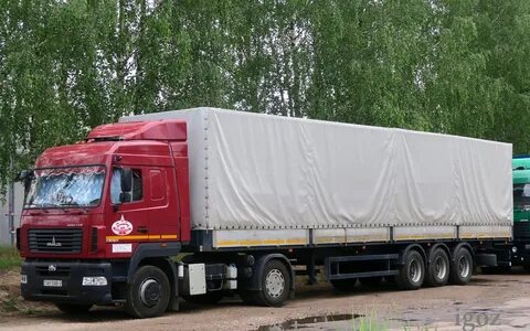 Маз тягач прицеп