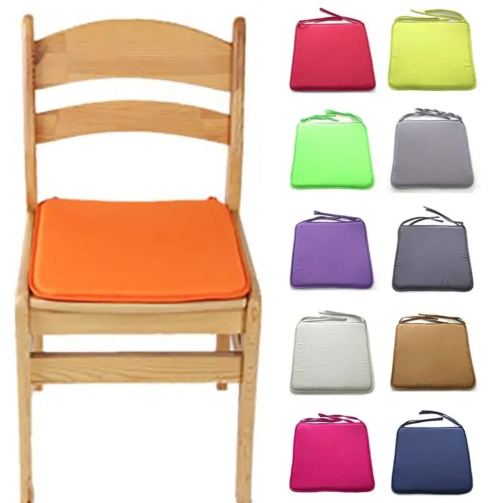 Купить сидушку для кресла. Подушка на стул BMC zcd001 41x45 см. Сиденье для стула. Сидушки на стулья. Стул с мягким сиденьем.