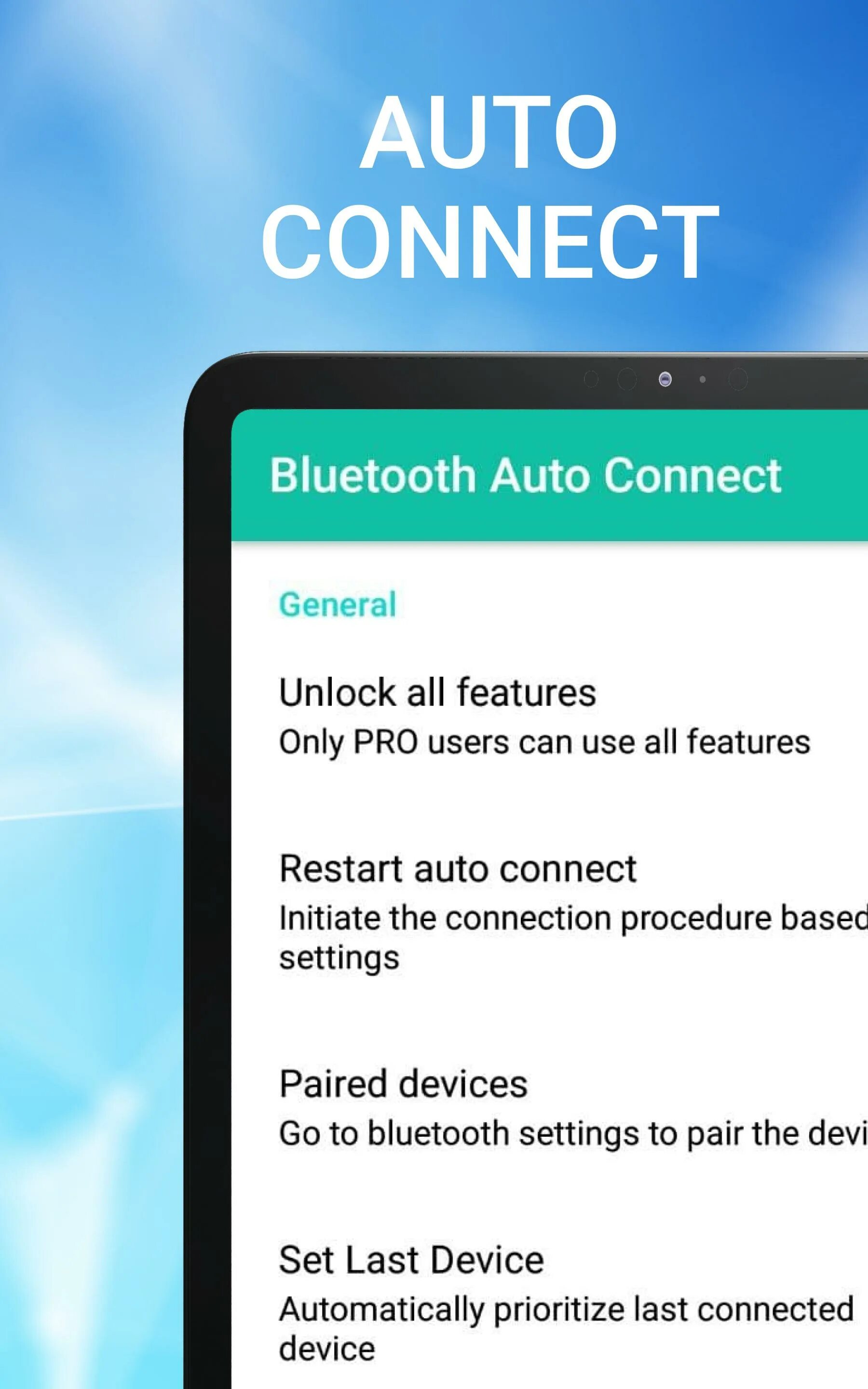 Bluetooth auto connect. Bluetooth auto connect