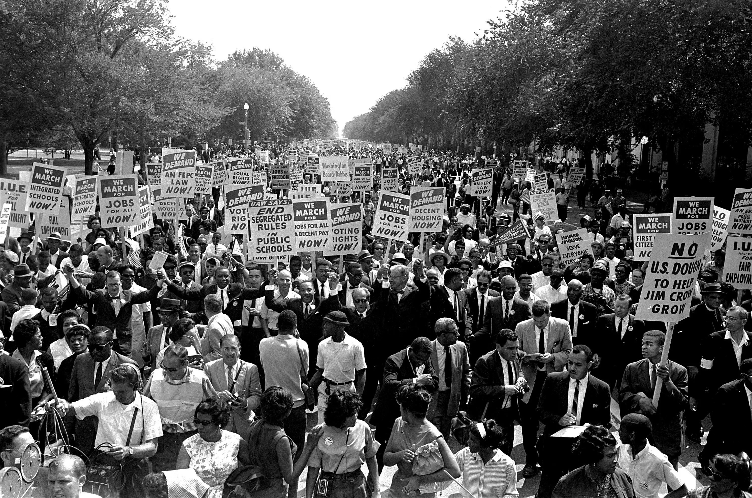 History march. Марш на Вашингтон.