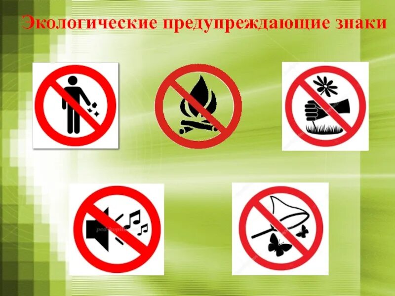 5 правил эколога. Экологические знаки. Природоохранные знаки. Знаки экологической безопасноис. Знаки запрещения в лесу.