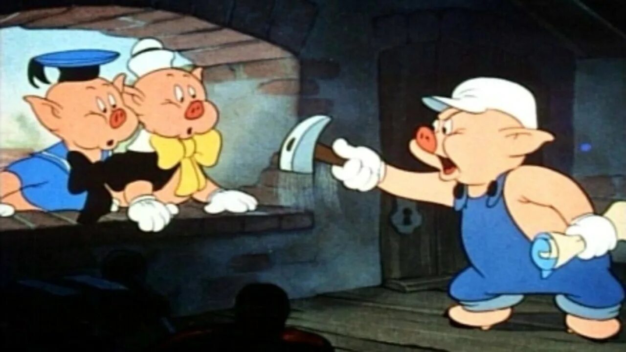 The three little pigs analog horror. Three little pigs 1933. дисней the three little pigs 1933. silly symphony three little pigs. the practical pig 1939.