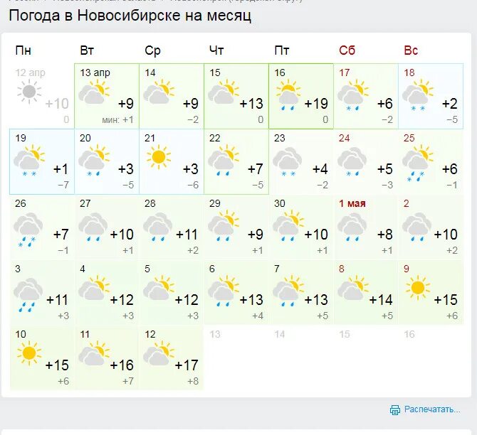 5 ру погода 10 дней