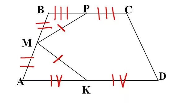 МР линия трапеции. Ab CD И LG. МП трапеция. Доказать:MK || AC.