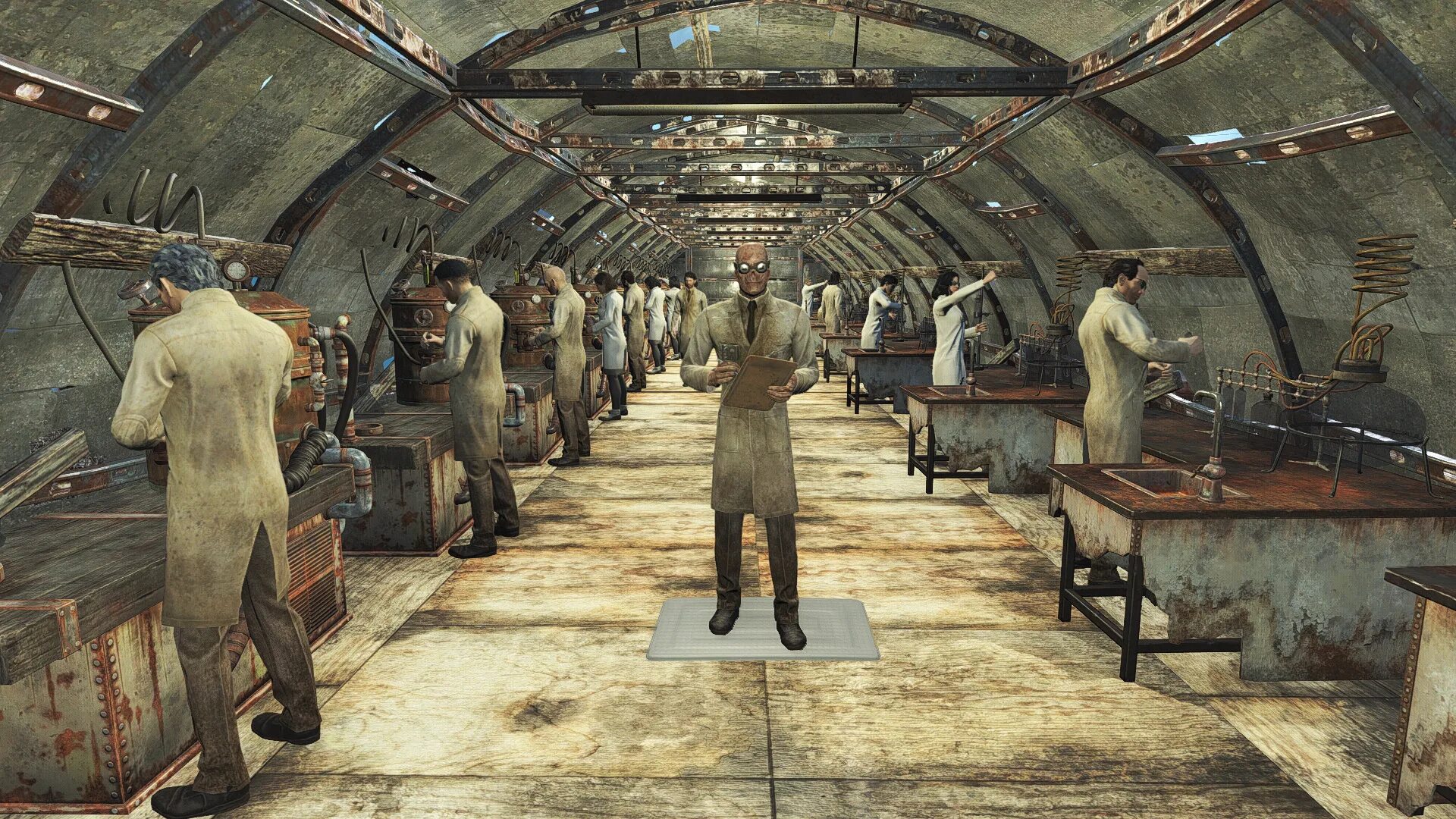 Fallout 4 подземелье. Fallout 4 лаборатория мод. Fallout 4 мод квест ИНТЕК. Fallout тюрьма. Unique player
