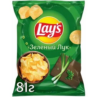 Чипсы lays зеленый лук