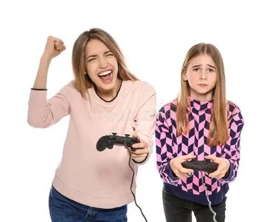 When girls playing