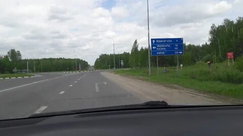 Дорога до кирова на машине