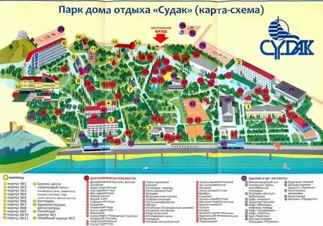 Дома отдыха на карте