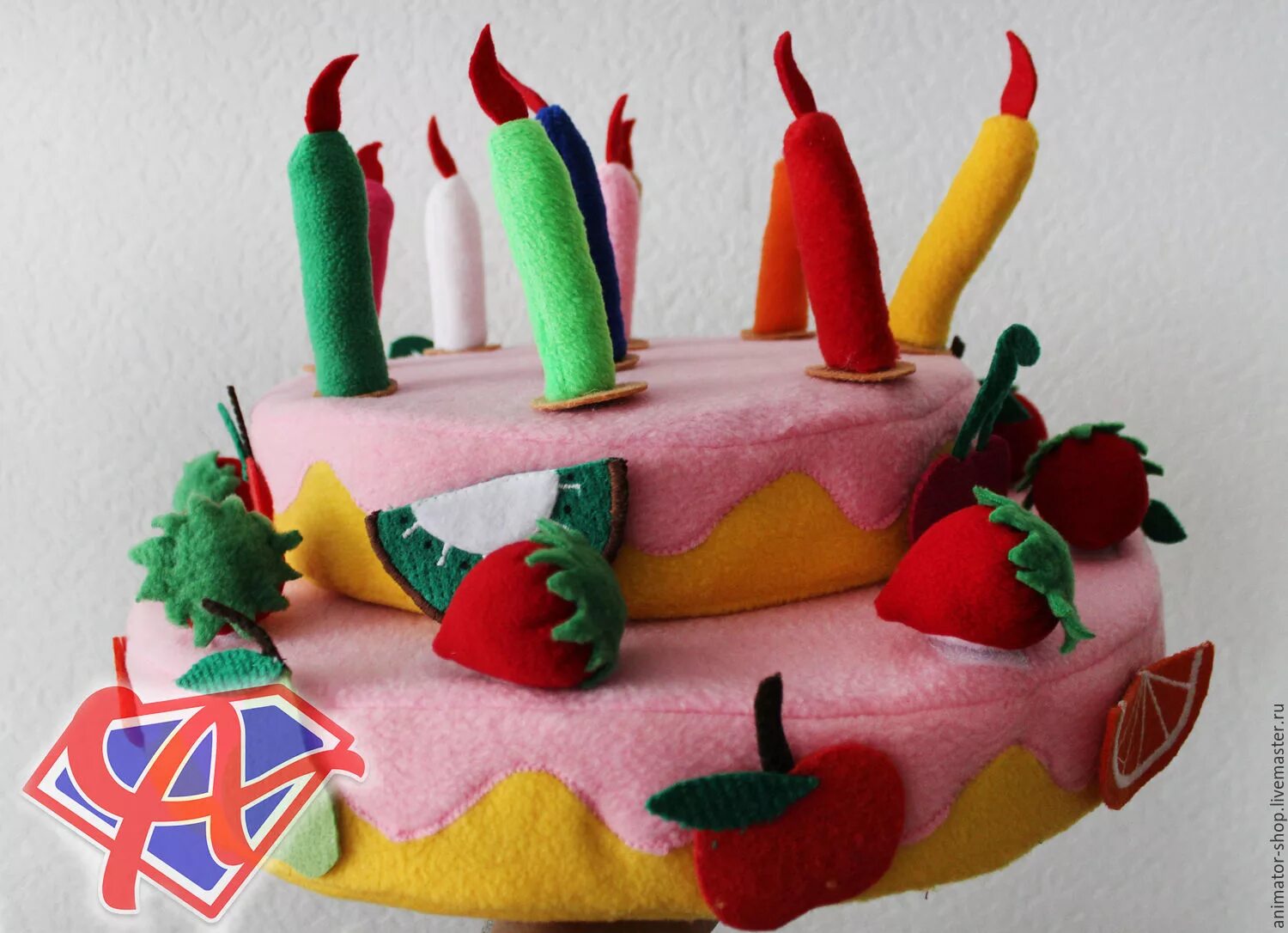 Торт игровой реквизит для аниматора. Реквизит для аниматоров. Торт аниматору. Реквизит из фетра для аниматоров. Торт реквизит для аниматора.